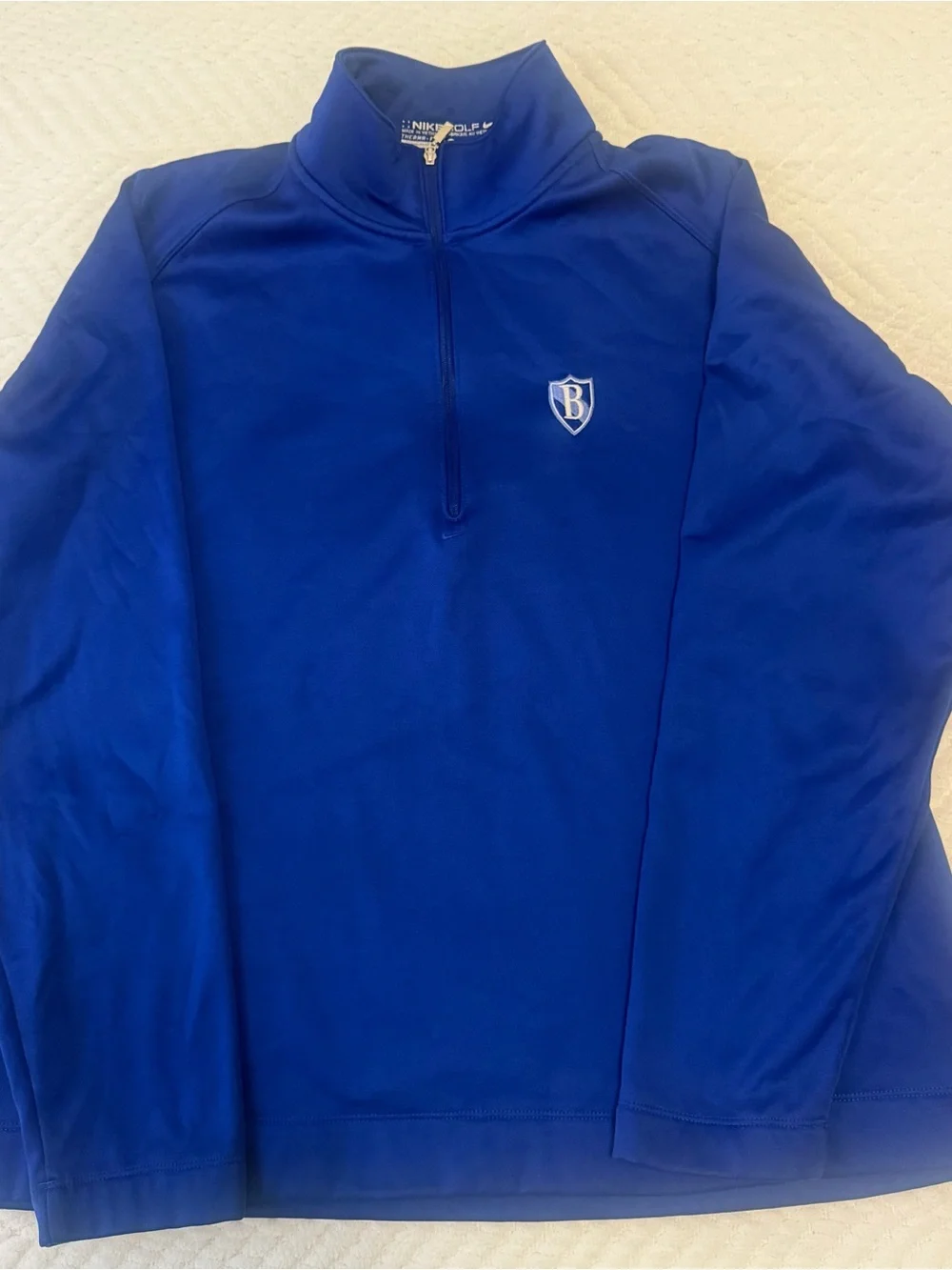 Nike Golf Therma-FIT Women’s XL Royal Blue Quarter Zip Pullover